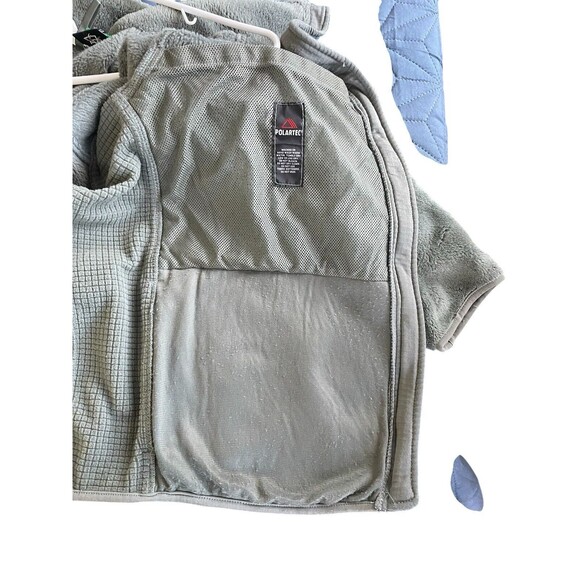 US Military Gen III Polartec Cold Weather Fleece Jacket Mens Large‎ Reg Green - Picture 9 of 11